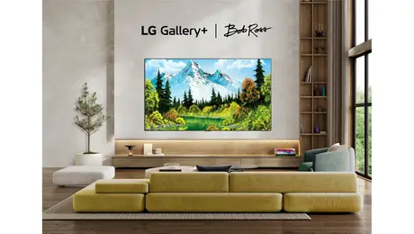 LG ELECTRONIC'S BRINGS BOB ROSS' CREATIVITY TO LIFE THROUGH MULTIPLE MEDIUMS INCLUDING LG GALLERY+