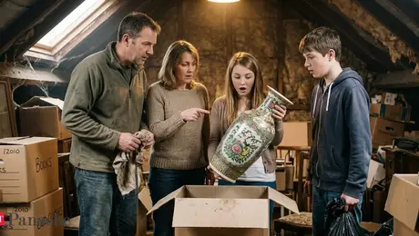In 2010, a family clearing an ordinary London-area home found an 18th-century Chinese vase in the attic; it later stunned the auction world at £53 million